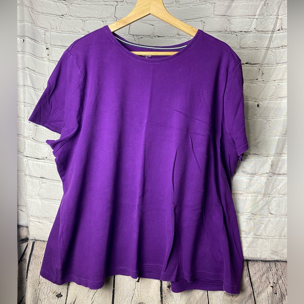Purple shirt, heavy quality, size 3x